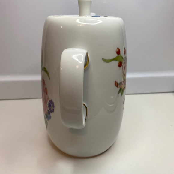 Vintage ROYAL WORCESTER Fine Porcelain PERSHORE 5 Cup Teapot Very Rare - Picture 6 of 12